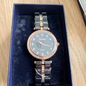 Stauer Black and Gold Women's Watch